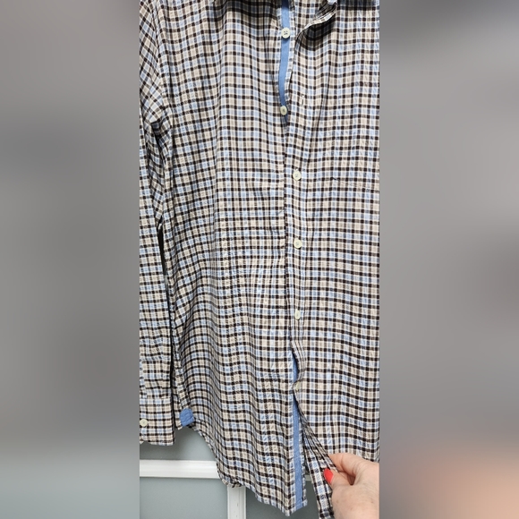 Men's ALEX CANNON Long Sleeve Casual Shirt EUC - Picture 6 of 7